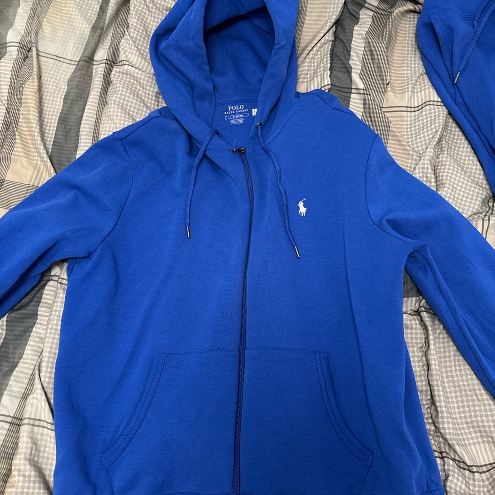 Polo Ralph Lauren Double Knit Sweatsuit Royal Blue